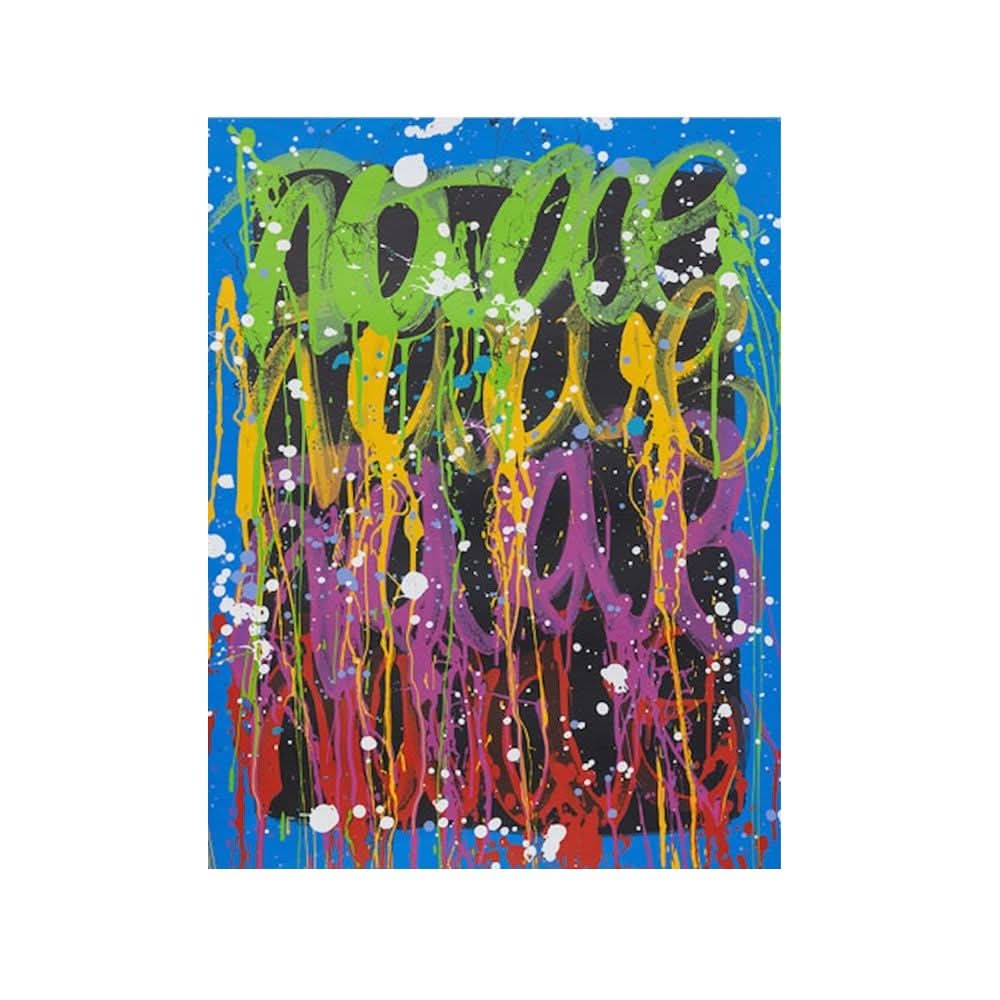 JonOne - Untitled (Blue) 