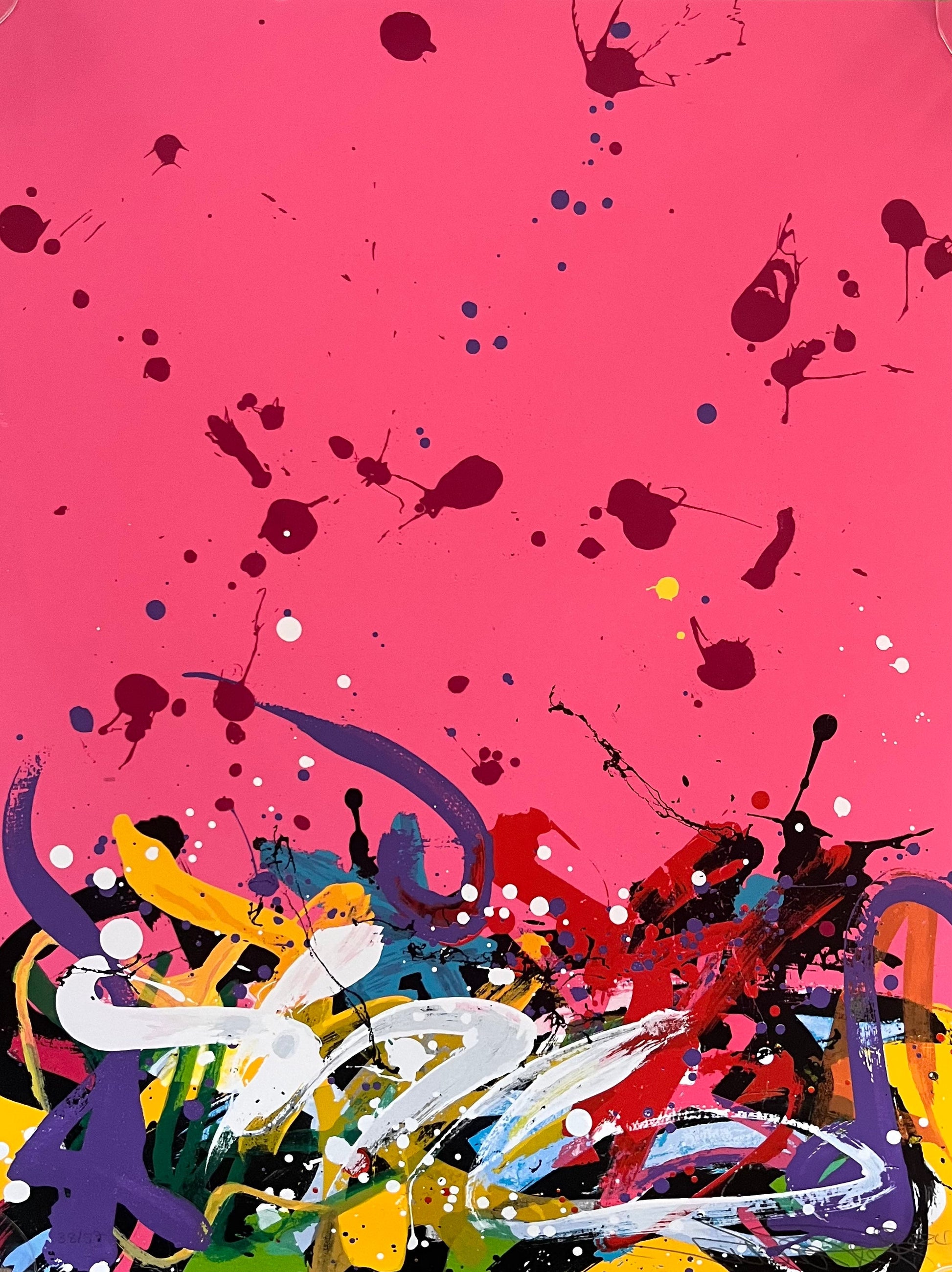 JonOne - Untitled (Pink) LYNART STORE