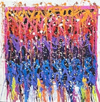 JonOne - World Stars , 2023 - Lithograph on BFK Rives 300gsm paper