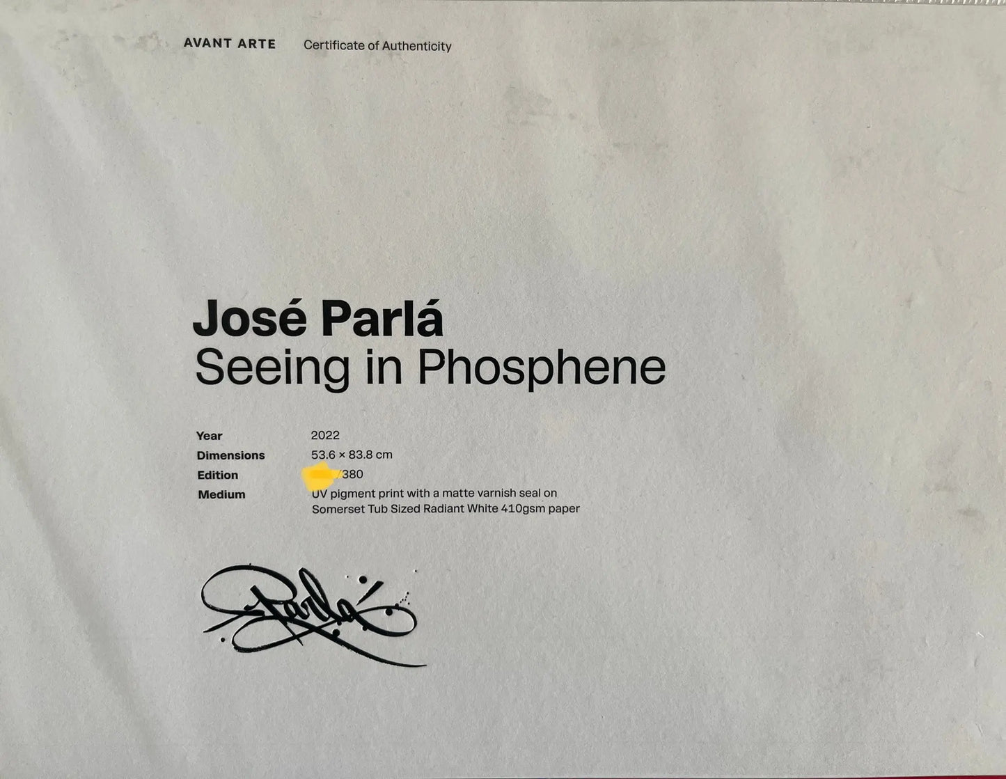 José Parlá,- Seeing in Phosphene, 2023 LYNART STORE