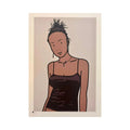 Julian Opie - Bijou with Earrings (2006) - Lambda print / Fujicolor digital archival print