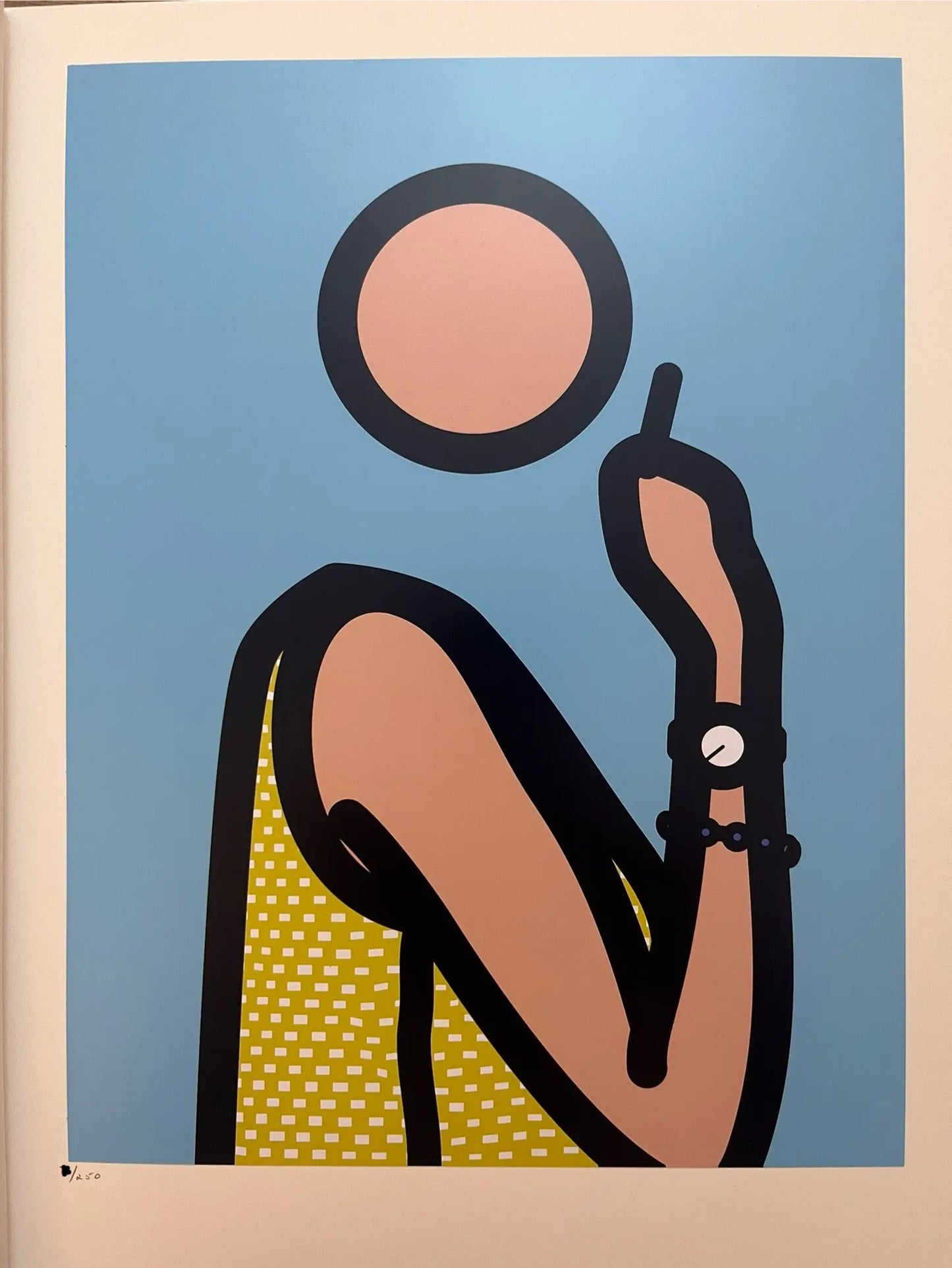 Julian Opie - Ruth With a Cigarette 2 (2005) LYNART STORE