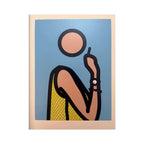 Julian Opie - Ruth With a Cigarette 2 (2005) - Lambda print / Fujicolor digital archival print