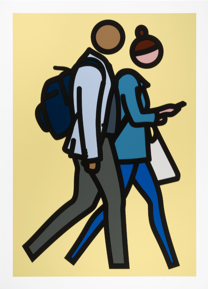 Julian Opie, New York Couples, 2019 LYNART STORE