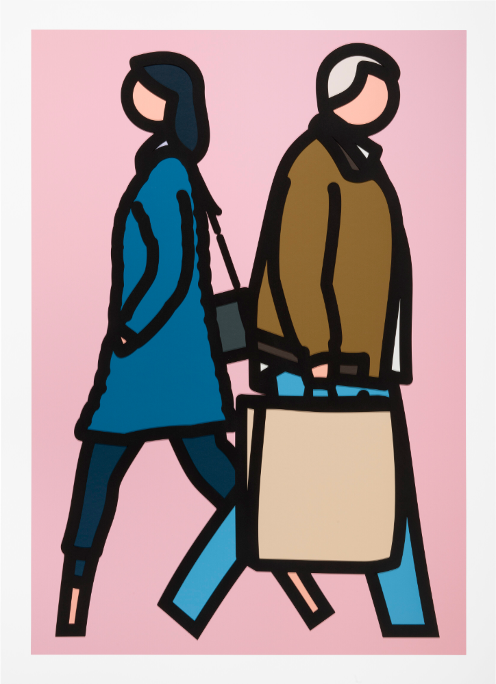 Julian Opie, New York Couples, 2019 LYNART STORE
