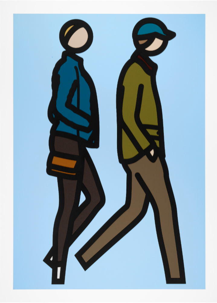 Julian Opie, New York Couples, 2019 LYNART STORE