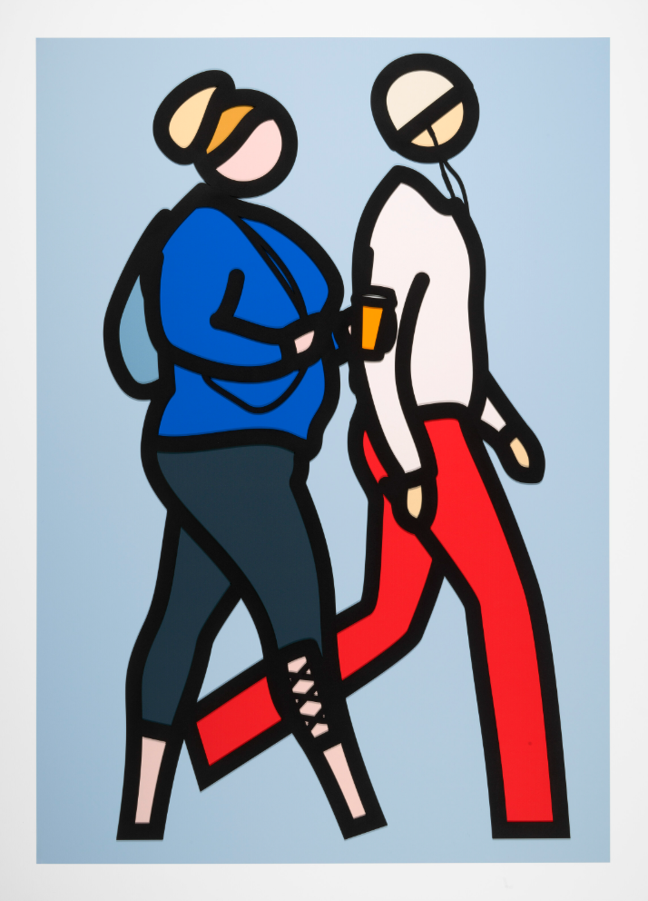 Julian Opie, New York Couples, 2019 LYNART STORE