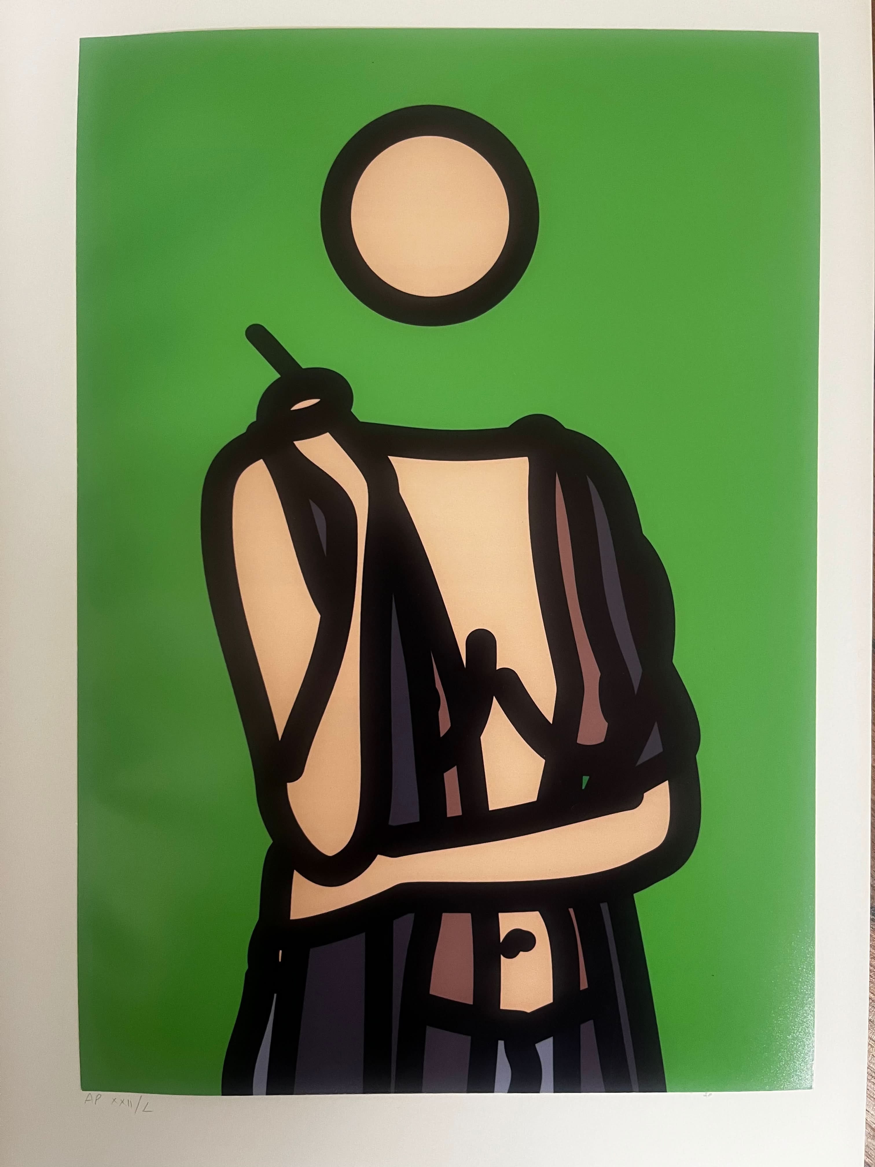 Julian Opie – Ruth smoking I 2005 | Limited Edition – LYNART STORE Julian Opie – Ruth smoking I 2005 | Limited Edition – LYNART STORE