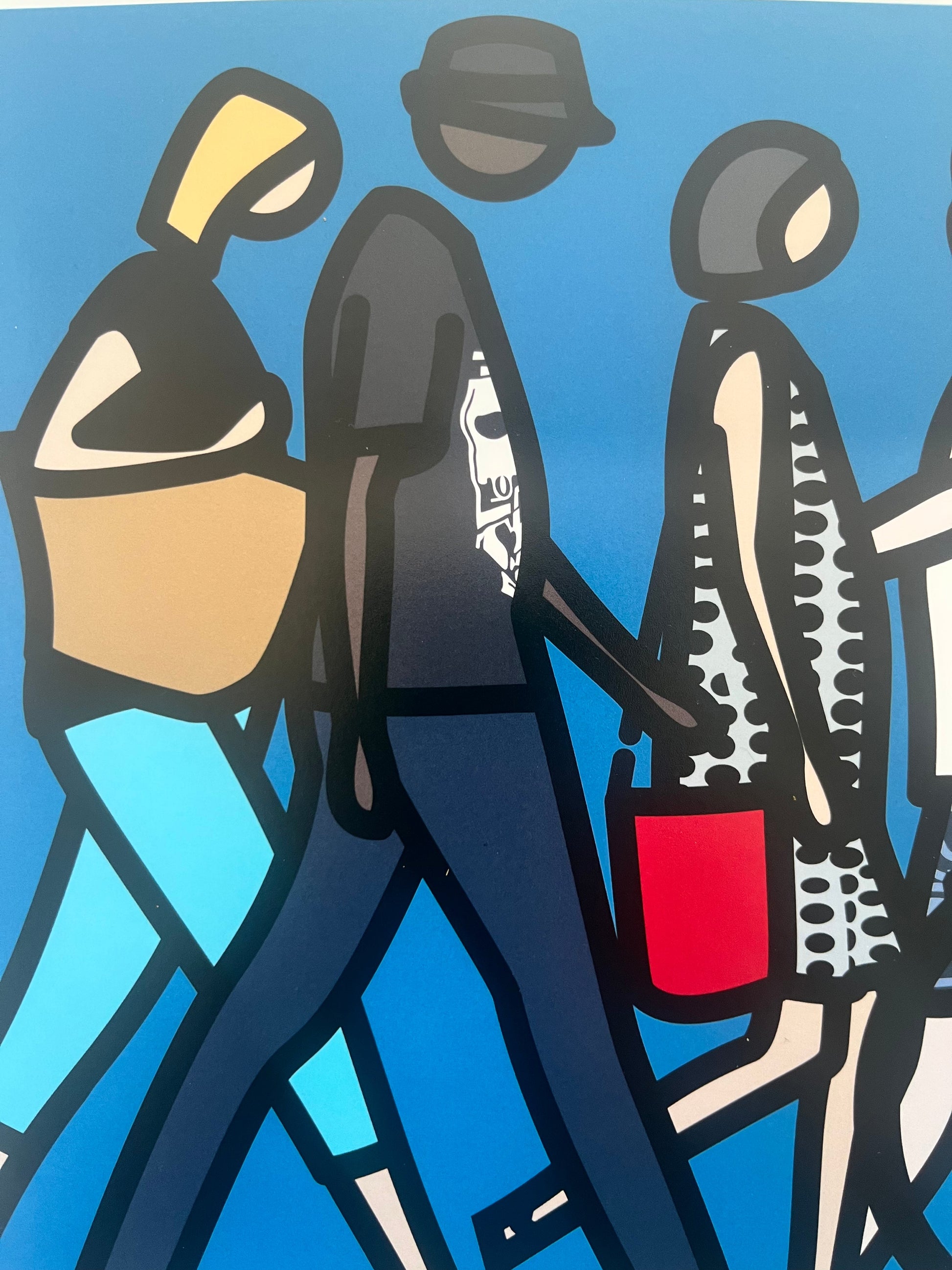 Julian Opie, Walking in Melbourne, 2018 LYNART STORE