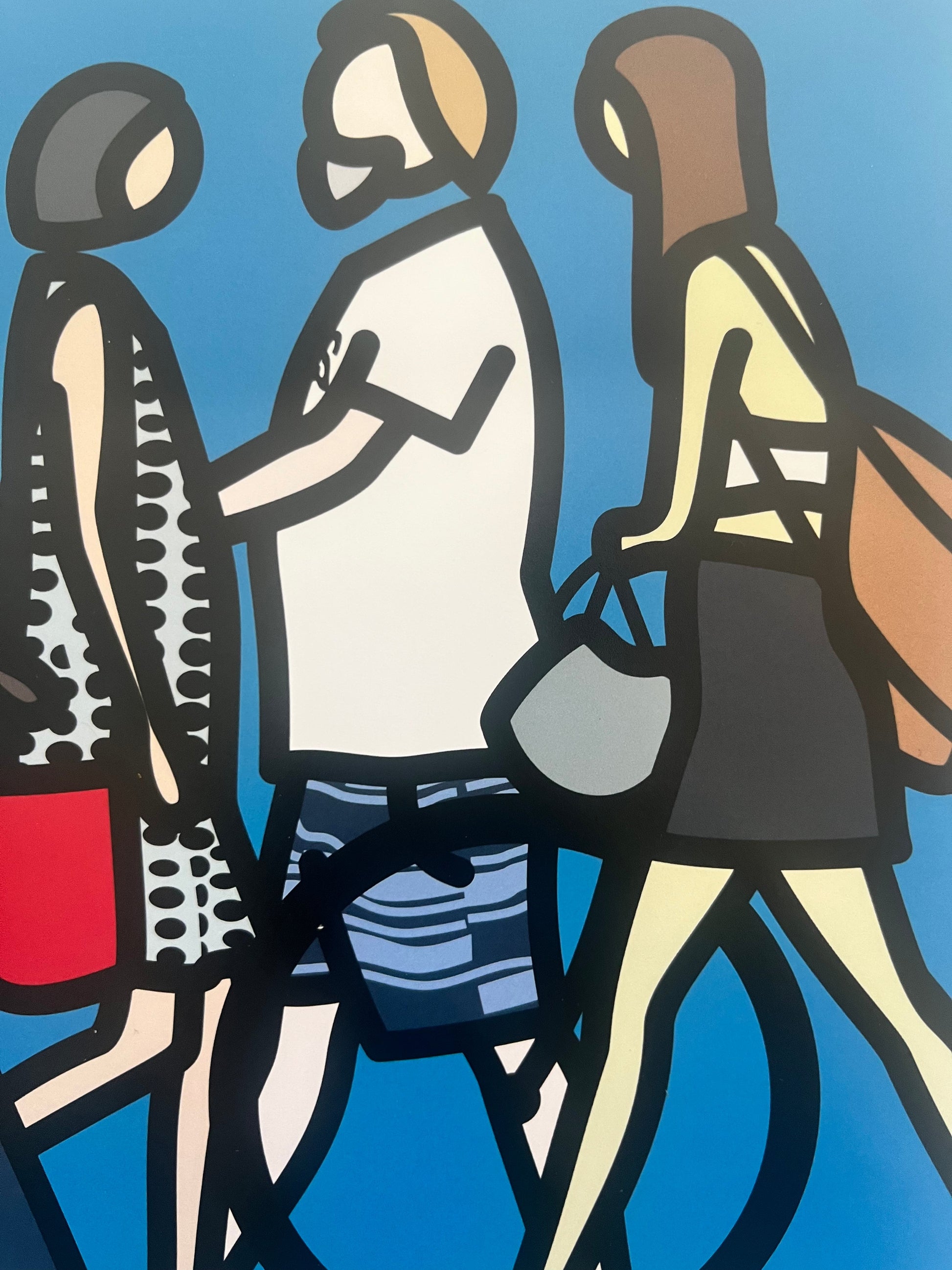 Julian Opie, Walking in Melbourne, 2018 LYNART STORE