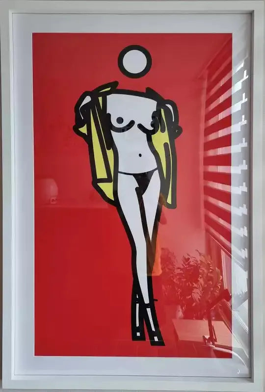 Julian Opie, Woman Taking Off Man's Shirt (2003) LYNART STORE