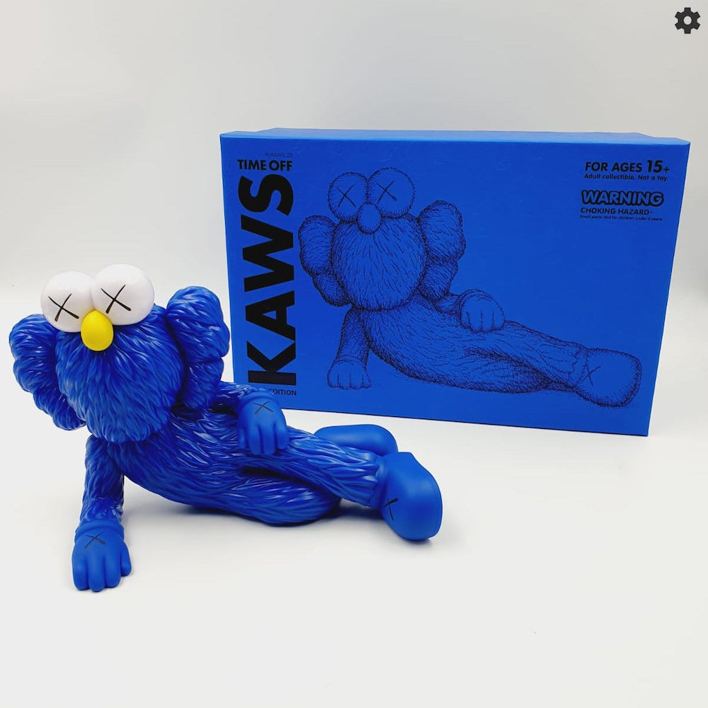 KAWS, Tiempo libre (Azul), 2023