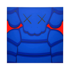 KAWS - What Party (Blue) AP - Screenprint on Saunders Waterford