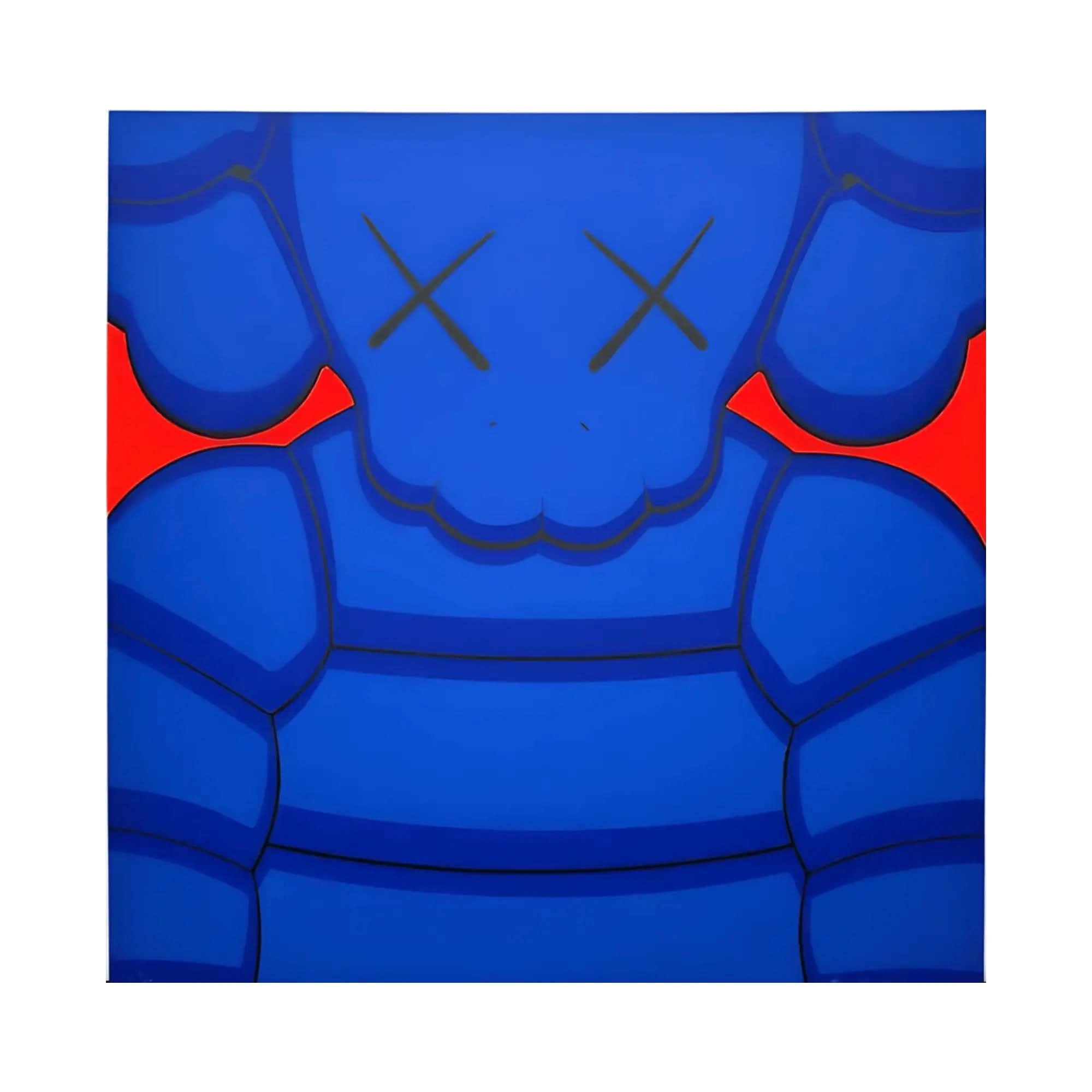 KAWS - What Party (Blue) AP - Screenprint on Saunders Waterford