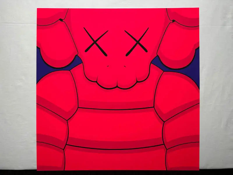 KAWS - What Party (Light Red) AP LYNART STORE