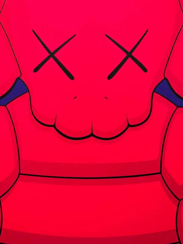 KAWS - What Party (Light Red) AP LYNART STORE