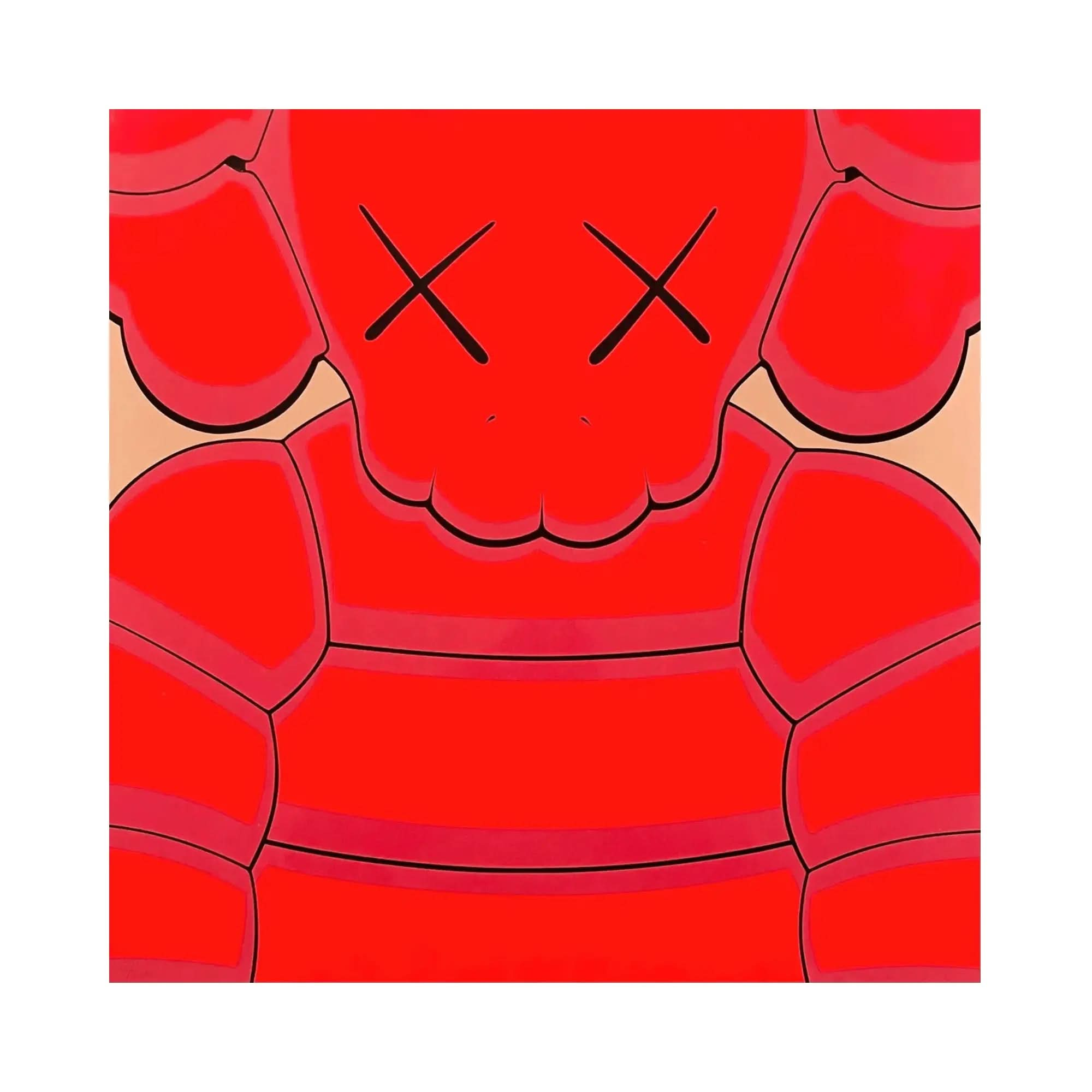 KAWS - What Party (Orange) AP -  Screenprint on Saunders Waterford 