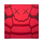 KAWS - What Party (Red) AP - Screenprint on Saunders Waterford