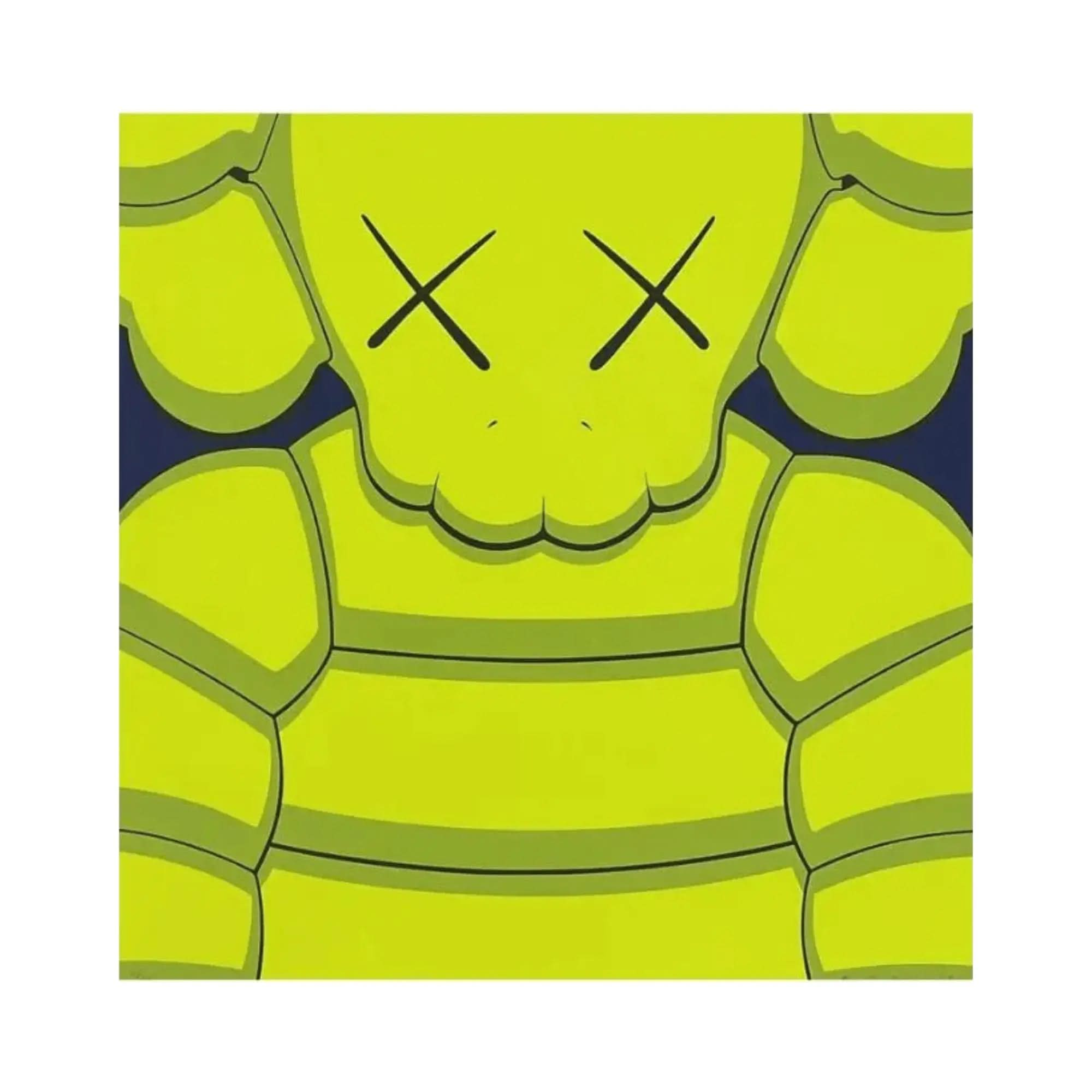 KAWS - What Party (Yellow) AP -  Screenprint on Saunders Waterford 