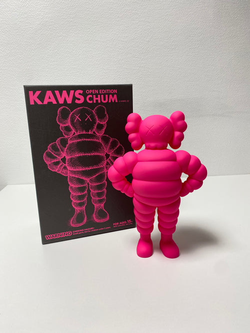 KAWS, Chum Pink (2020) - Painted vinyl sculpture