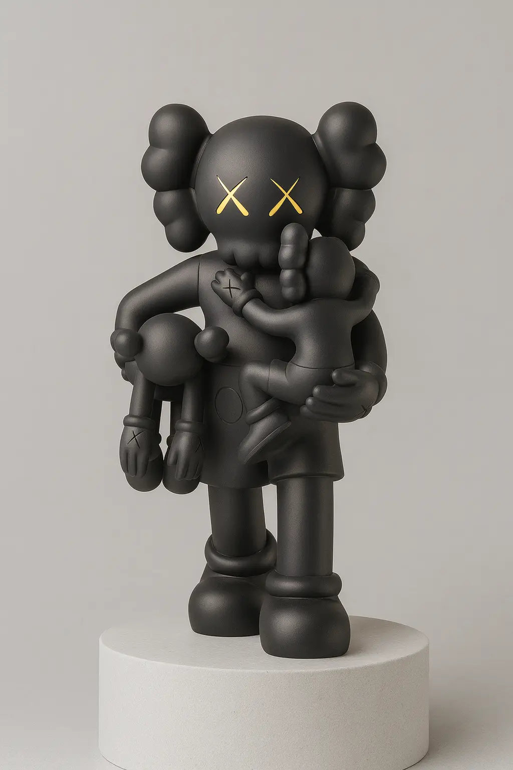 KAWS, Clean Slate Vinyl Figure Black (2018) LYNART STORE