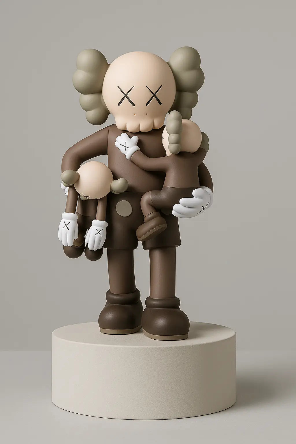 KAWS, Clean Slate Vinyl Figure Brown (2018) LYNART STORE