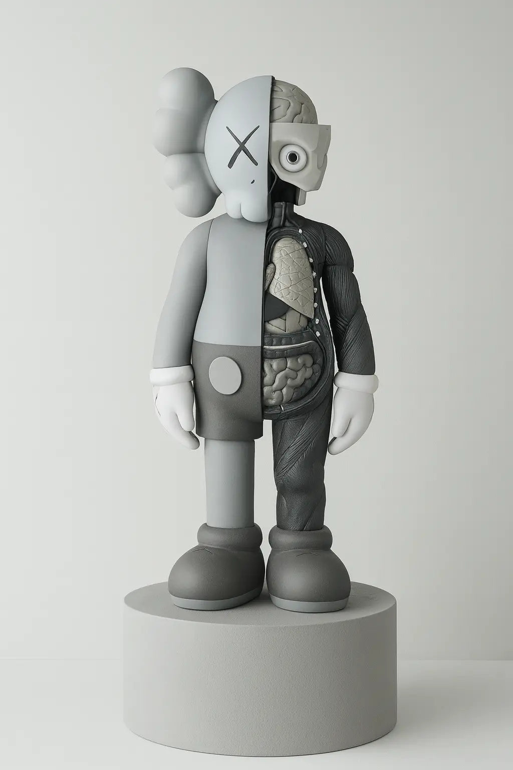 KAWS, Companion Flayed Open Edition Vinyl Figure Grey – LYNART STORE