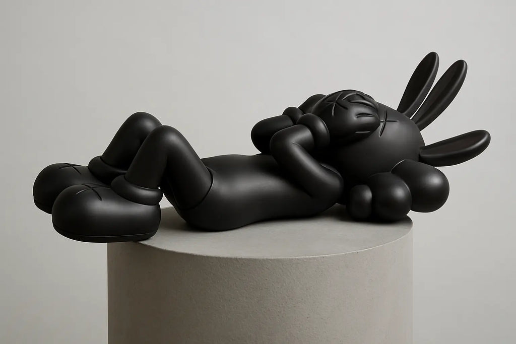 KAWS – Holiday Indonesia Figure Black (2023) | Sculpture – LYNART KAWS – Holiday Indonesia Figure Black (2023) | Sculpture – LYNART