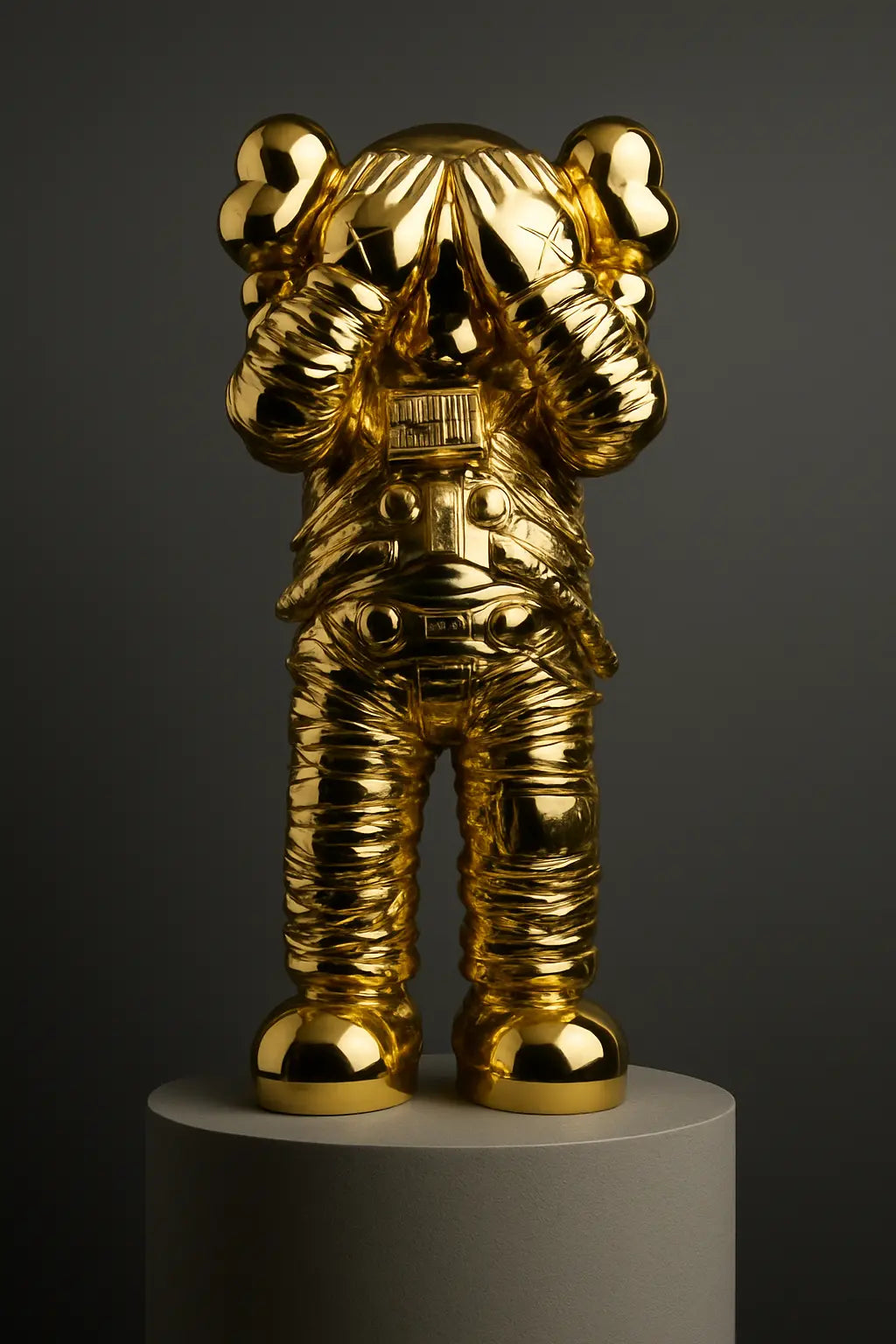 KAWS - Holiday SPACE Companion Gold (2020) - sculpture – LYNART STORE KAWS - Holiday SPACE Companion Gold (2020) - sculpture – LYNART STORE