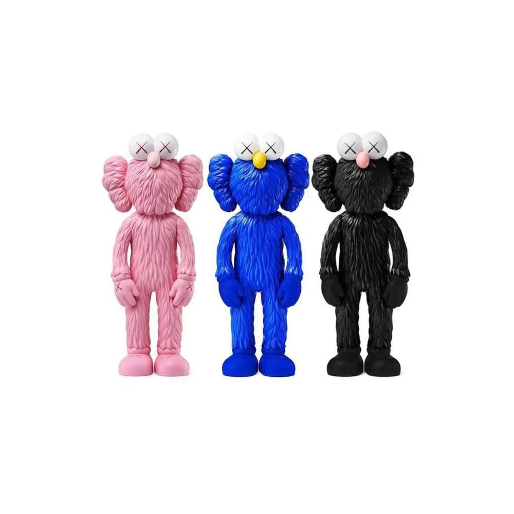 KAWS, Set of 3 BFF Vinyl Figure Blue,Black,Pink, 2017 LYNART STORE