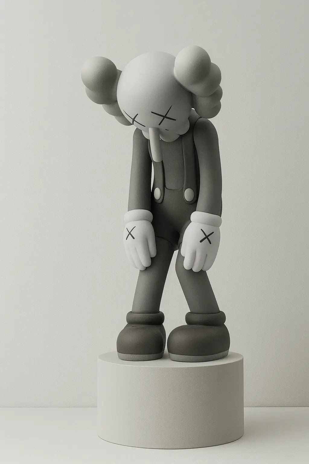 KAWS, Small Lie Companion Vinyl Figure Grey (2017) LYNART STORE