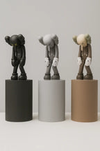 KAWS, Small Lie Companion Vinyl Figure Grey, Black, Brown (2017) LYNART STORE