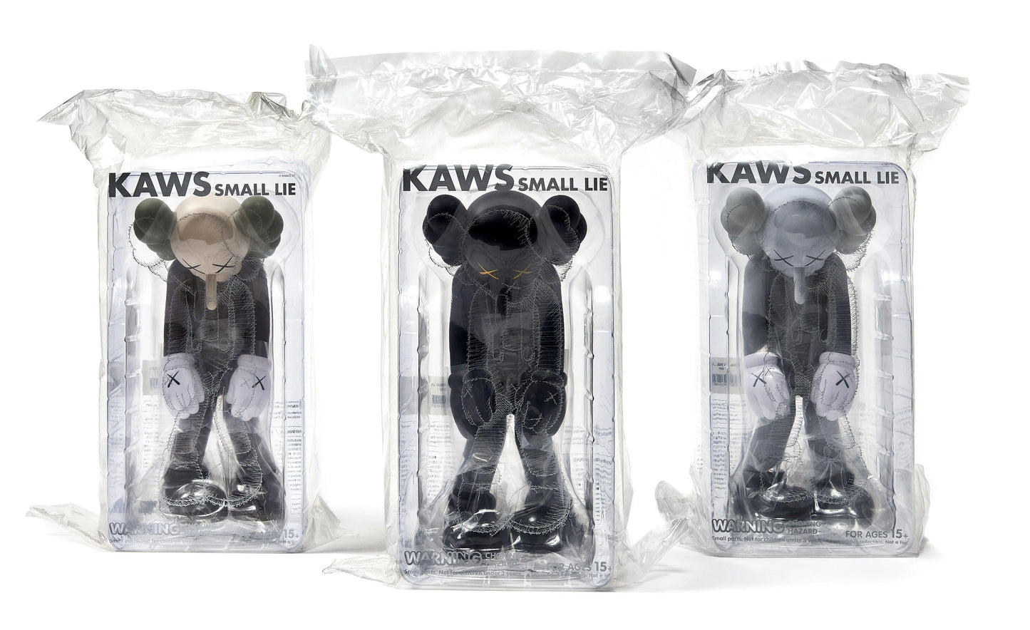 KAWS, Small Lie Companion Vinyl Figure Grey, Black, Brown,2017 LYNART STORE