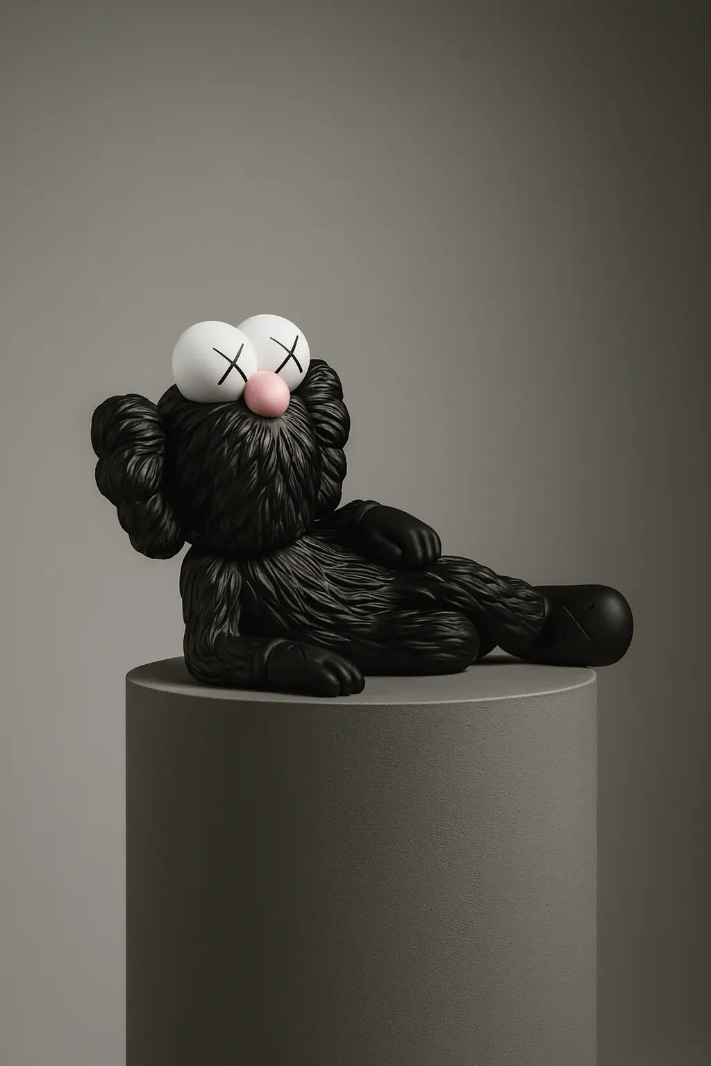 KAWS – Time Off Black Sculpture (2023) | Vinyl Art Figure – LYNART KAWS – Time Off Black Sculpture (2023) | Vinyl Art Figure – LYNART