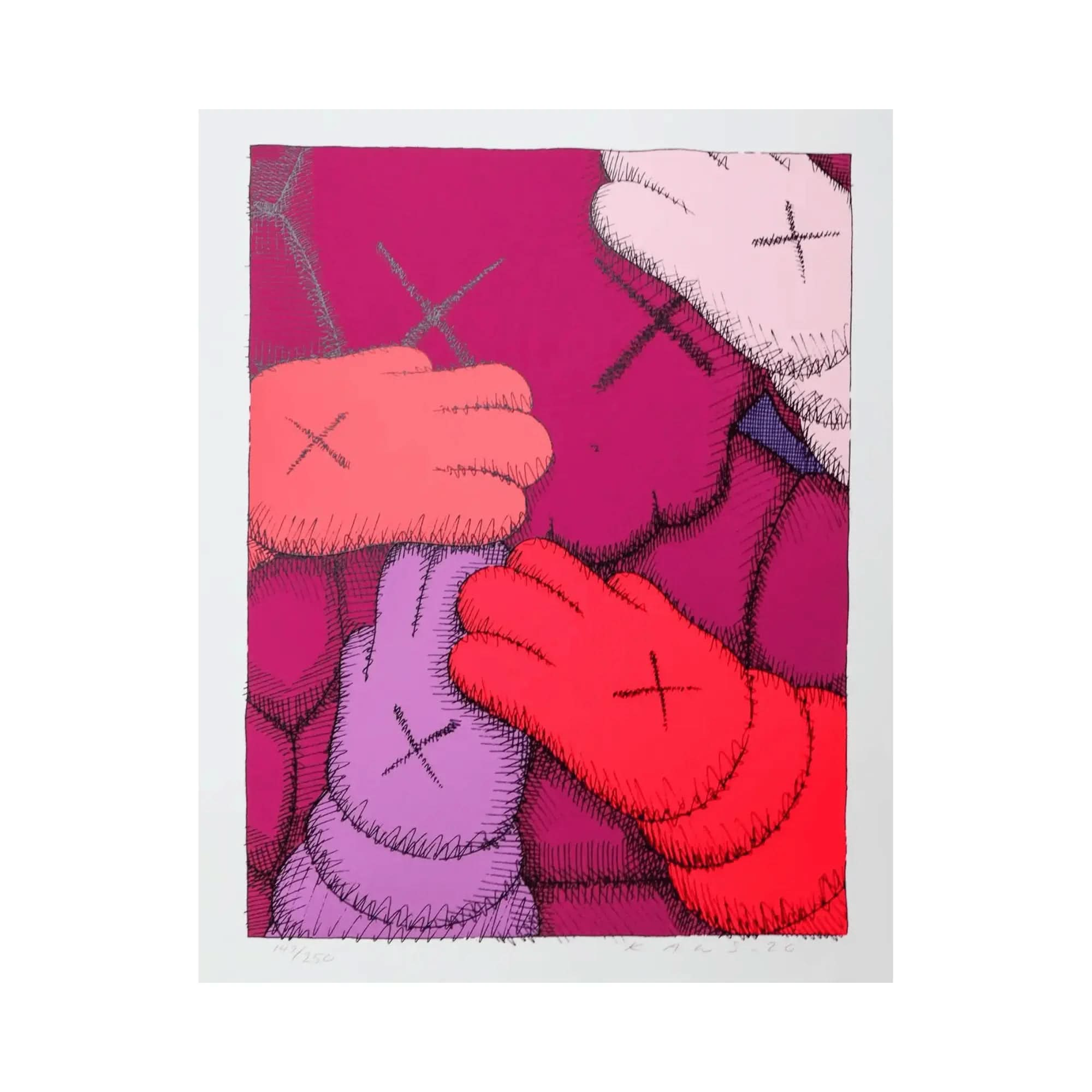 KAWS, Urge II, Lithographie LYNART STORE