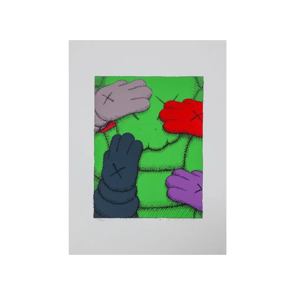 KAWS, Urge I, Sérigraphie LYNART STORE