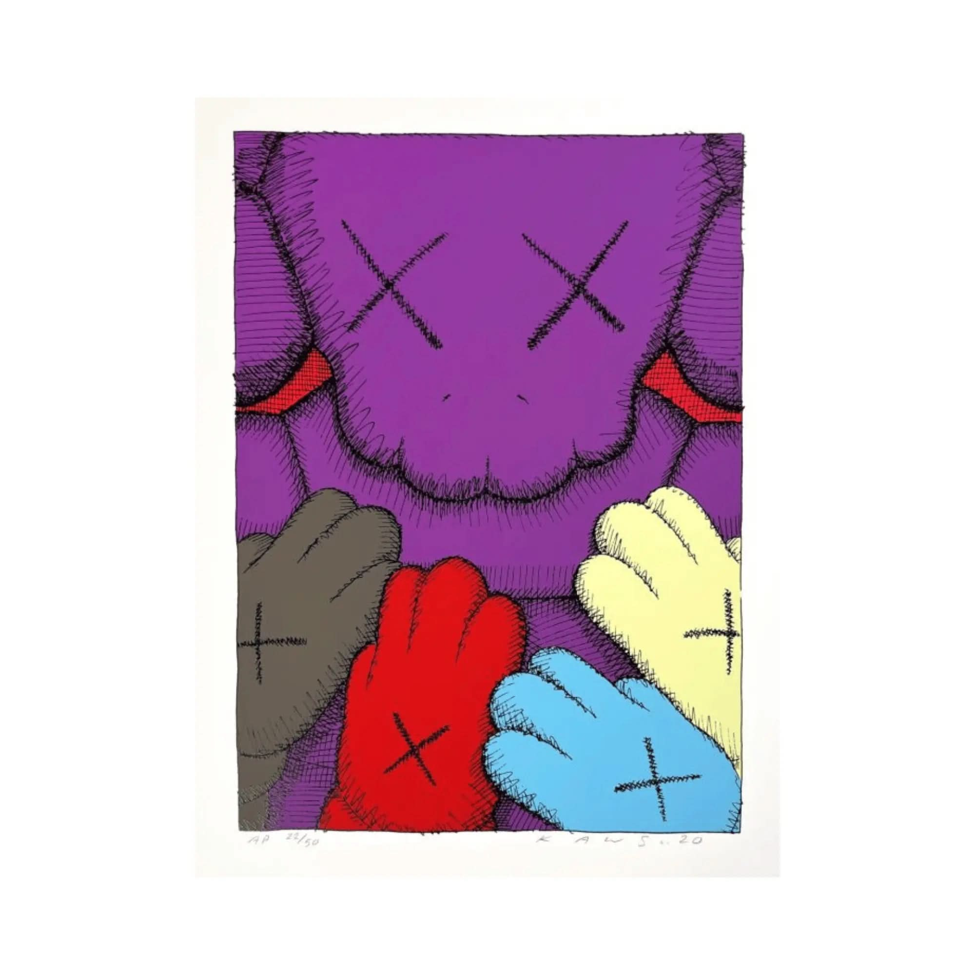 KAWS, Urge VIII - Screenprint on HP hi-white Saunders Waterford 425gsm paper