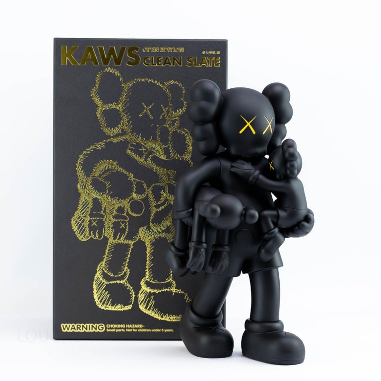 KAWS, Clean Slate Vinyl Figure Black,2018