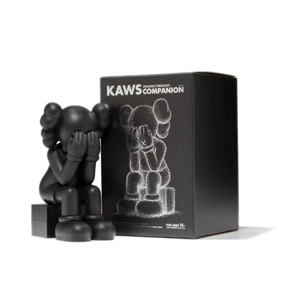 KAWS,Passing Through Companion Vinyl Figure (2013) Black LYNART STORE