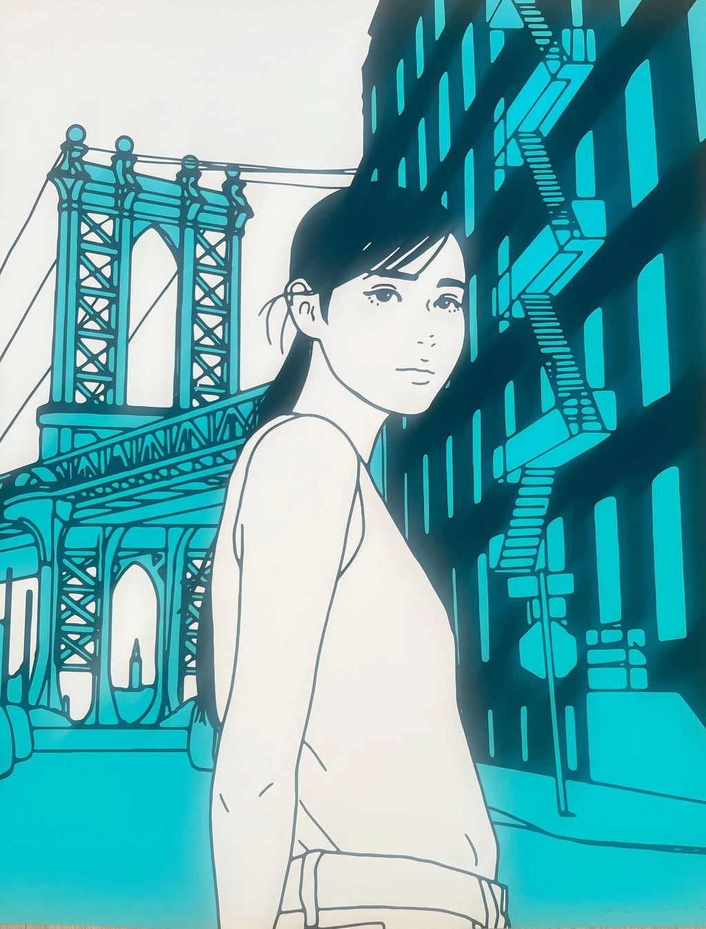 KYNE - Untitled (Brooklyn) - 3 colors screenprint – LYNART STORE KYNE - Untitled (Brooklyn) - 3 colors screenprint – LYNART STORE