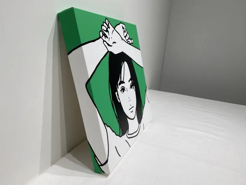 KYNE(キネ) 版画 Untitled：M KYNE – Untitled (2020) - Screenprint on canvas – LYNART STORE