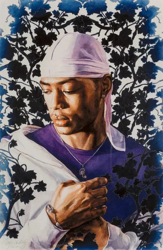 Kehinde Wiley  - Tomb of Pope Alexander VII Study I, 2016 LYNART STORE