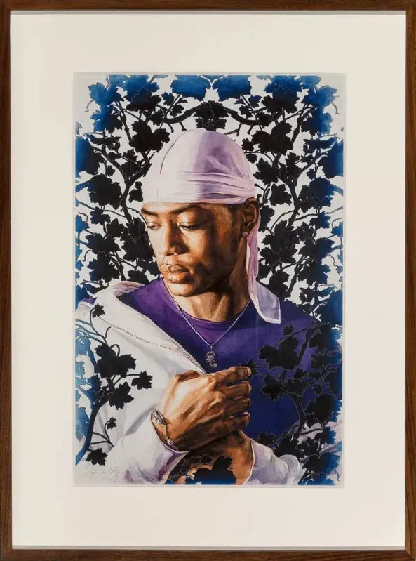 Kehinde Wiley  - Tomb of Pope Alexander VII Study I, 2016 LYNART STORE