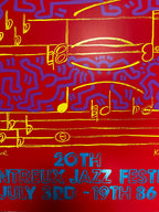 Keith Haring & Andy Warhol, 20th Montreux Jazz Festival (Marechal 47),(1986) LYNART STORE