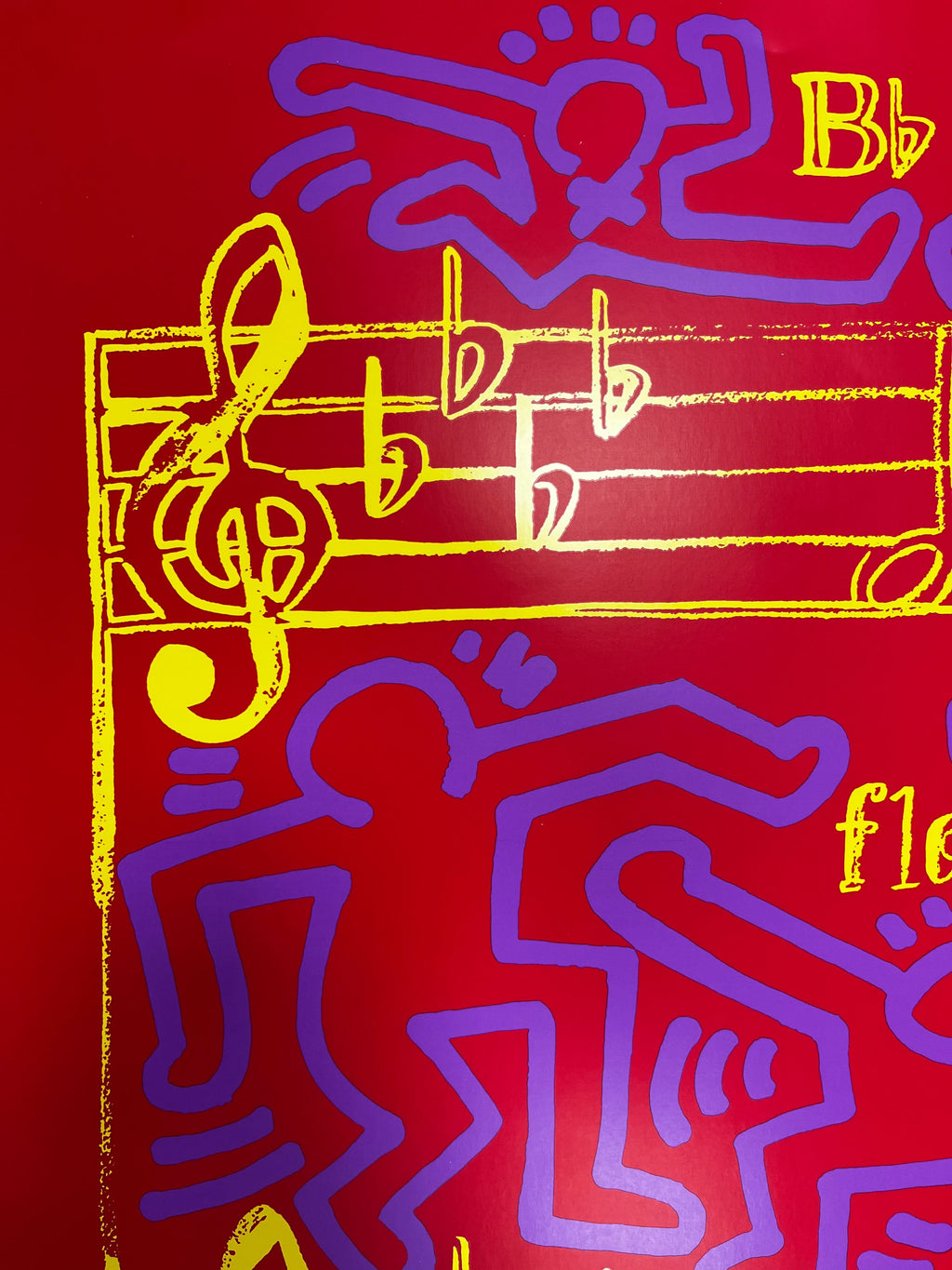 Keith Haring & Andy Warhol, 20th Montreux Jazz Festival (Marechal 47),(1986) LYNART STORE