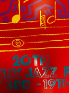 Keith Haring & Andy Warhol, 20th Montreux Jazz Festival (Marechal 47),(1986) LYNART STORE