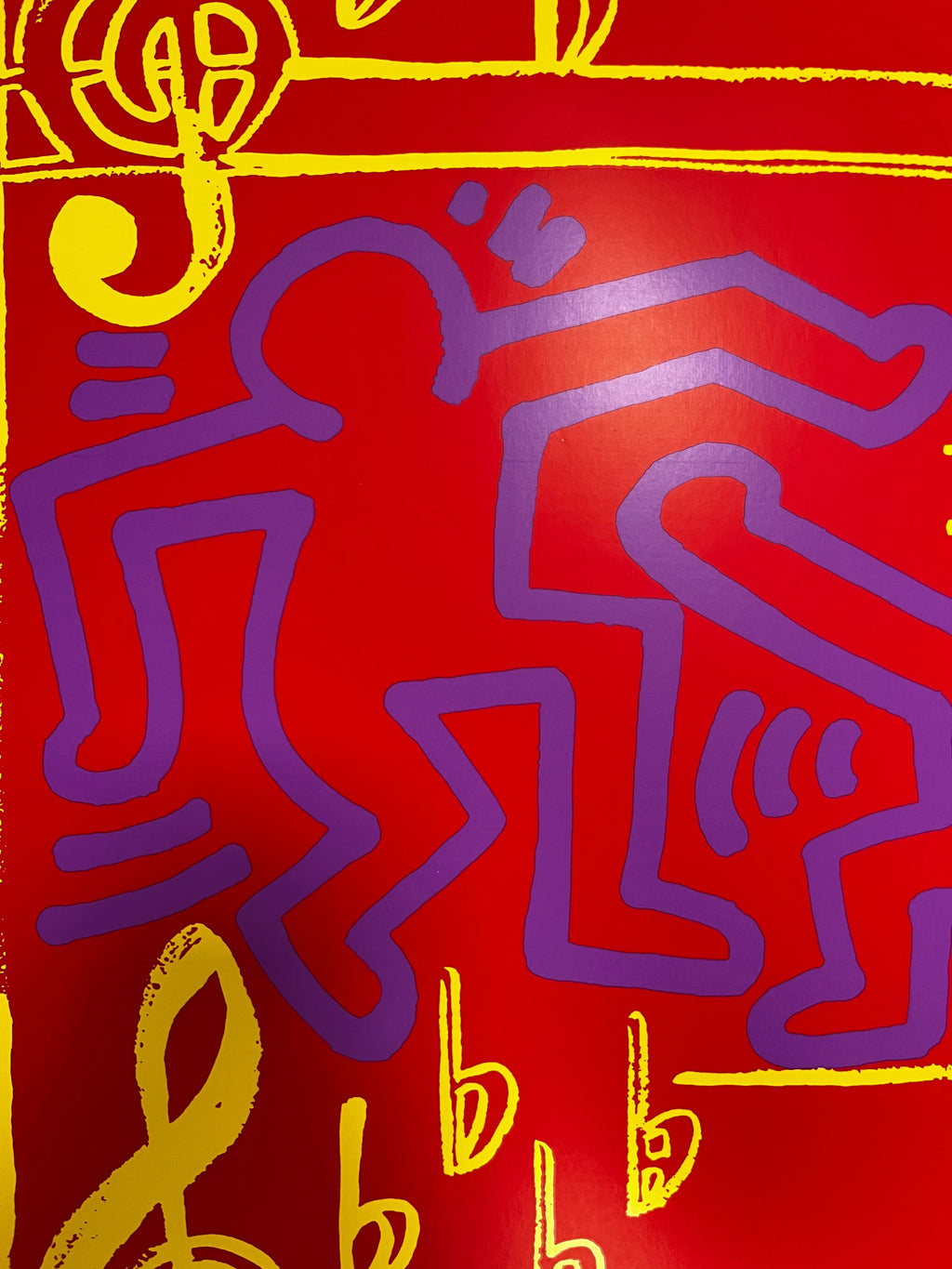 Keith Haring & Andy Warhol, 20th Montreux Jazz Festival (Marechal 47),(1986) LYNART STORE