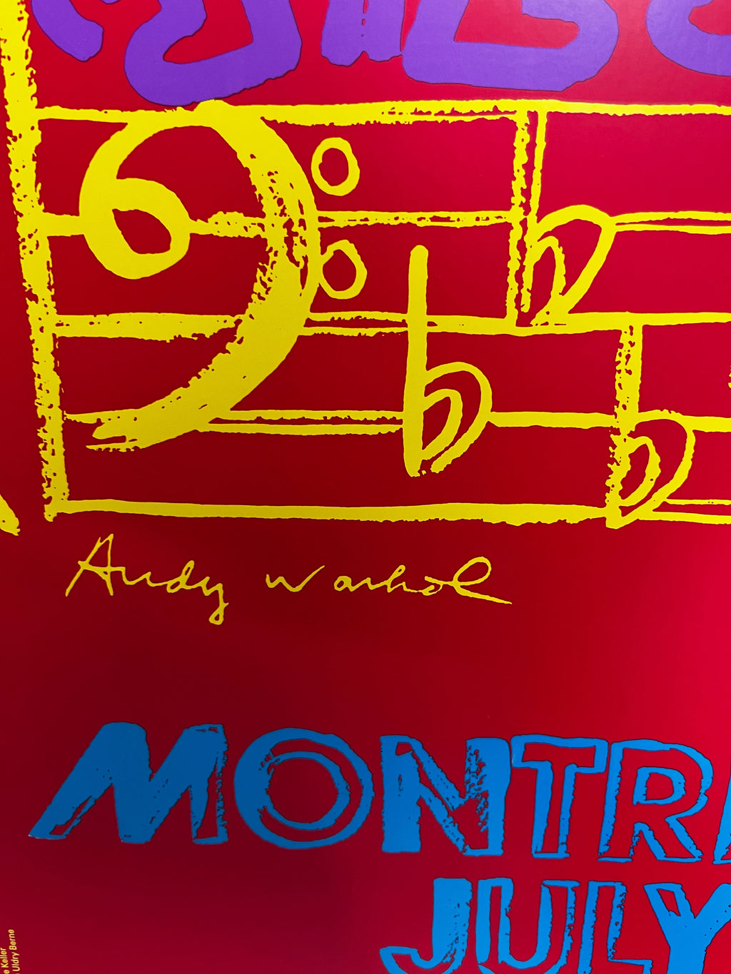 Keith Haring & Andy Warhol, 20th Montreux Jazz Festival (Marechal 47),(1986) LYNART STORE