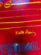 Keith Haring & Andy Warhol, 20th Montreux Jazz Festival (Marechal 47),(1986) LYNART STORE