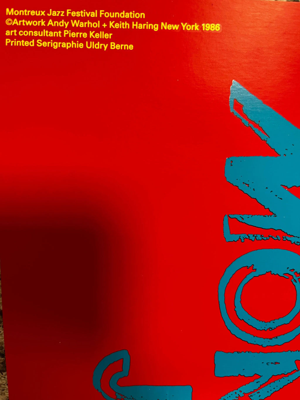 Keith Haring & Andy Warhol, 20th Montreux Jazz Festival (Marechal 47),(1986) LYNART STORE